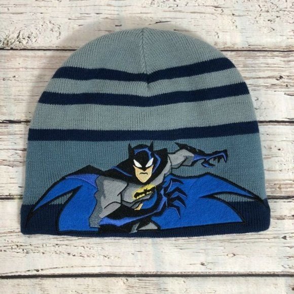 Batman Hat Beanie Cap - Youth 4-16 - Picture 1 of 6